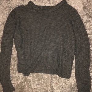 Converse crop comfy sweater!!